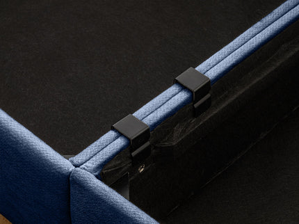 Stylish Sofa With Storage Seat And Cylindrical Backrest
