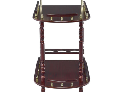 2 Shelf Serving Cart - Brown