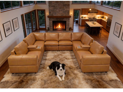Modular Sectional With Large Square Arms