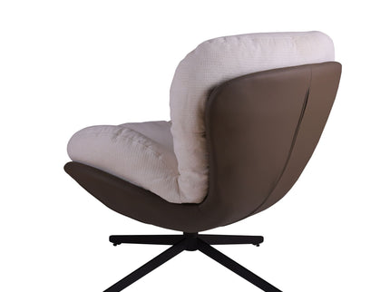 360° Swivel Office Chair, No Wheels