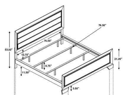 Villeparisis - Panel Bed