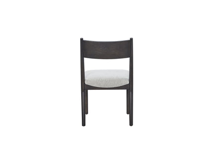 Comfortable Upholstery Cresent Chair (Set of 2) - Peppercorn