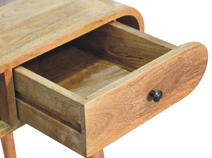 Writing Desk, Curved - Chestnut