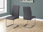 Dark Gray / Faux Leather