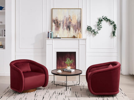 Swivel Accent Chair With 360 Degree Rotating