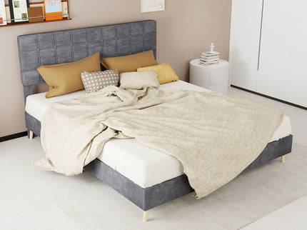 Yungan Lingge Minimalist Soft Pack Headboard Bed