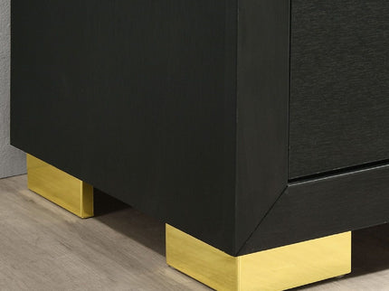 Nightstand, Bedside Table - Black