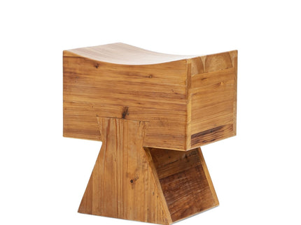 Nico - Stool Ottoman - Brown
