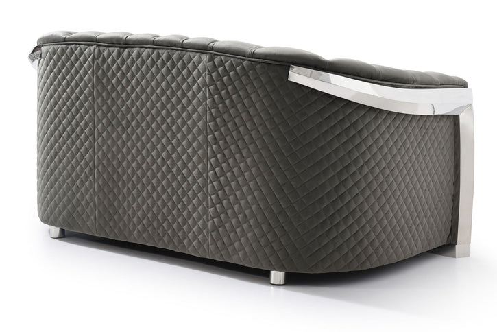 Loveseat With Flared Arms