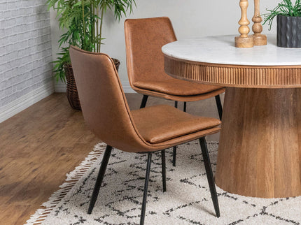 Feast - Coffee Dining Chair (Set of 2) - Coffee