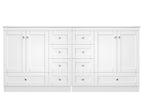 White / Central Drawers / 72