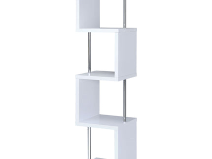 4 Tier Bookcase With Accents