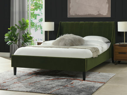 Aspen - Vertical Tufted Modern Headboard Platform Bed Set