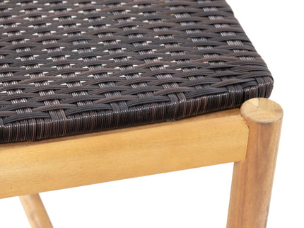 Cambria - Rustic 3 Seater Bench - Teak