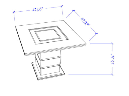 Ariya - 5 Pieces Bar Table And Bar Stool Set