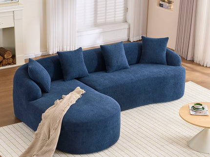 Combined Sofa With 4 Pillows