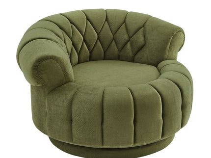 Round Swivel Accent Chair With Rotation