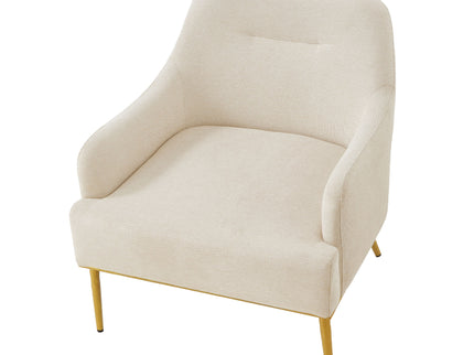Modern Elegance Accent Chair With Curved Backrest