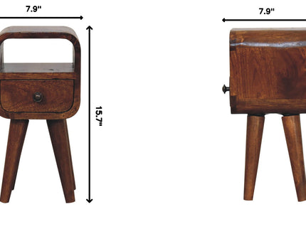 Mini Open Bedside Nightstand