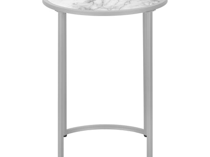 Round Accent Side Table, Contemporary & Modern