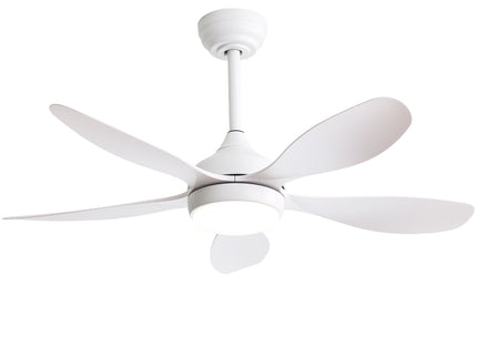 42" Ceiling Fan With Remote Control, DC Reversible Motor, 6 Speeds, 3Cct LED Light - White