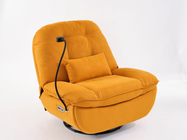 Power Recliner Swivel Glider USB Charger With tooth Music Player, Sleep, Working, Game And Leisure