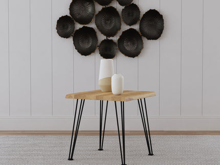 Hairpin - Leg End Table - Brown