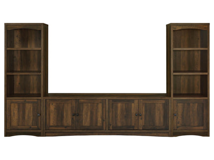 Lunetta - 3 Piece TV Stand With Media Towers - Pine Wood