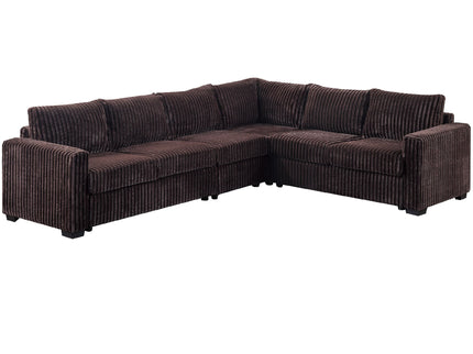 L-Shaped Sectional Set For Living Room