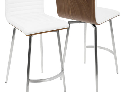 Mason - Contemporary Swivel Counter Stool (Set of 2)