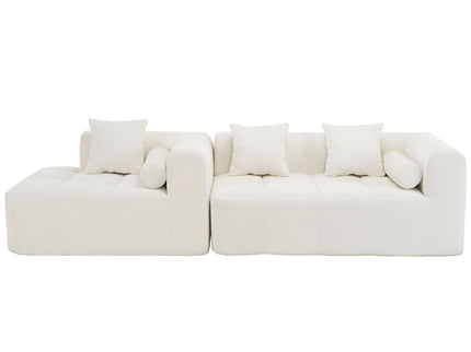 Sectional Free Combined Sofa With 2 Side Pockets