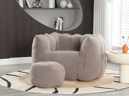 Soft Bean Bag Chair With High Resilient Foam
