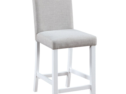 5 Piece Counter Height Table Set, Square Table And 4 Upholstered Chairs