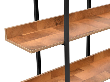 Vintage Industrial 5 Tier Open Bookcase