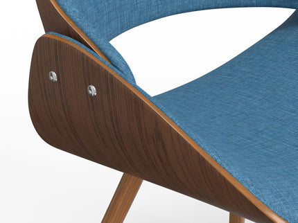 Malden - Bentwood Upholstered Dining Chair With Wood Back