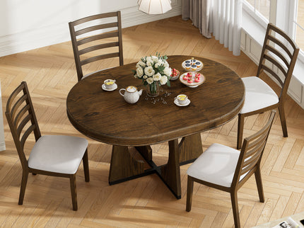 Round Dining Table Set For 4 With Chairs