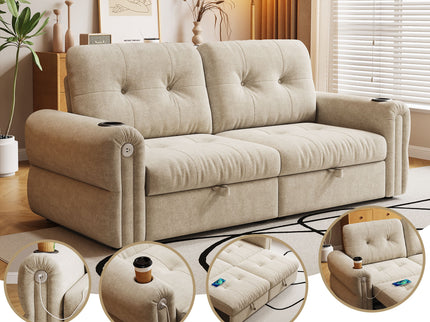 Cloud Like Convertible Sofa Bed With For Living Room