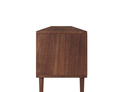 TV Stand, Media Console With 4 Drawers, Soft Closing Hinges - Dark Brown