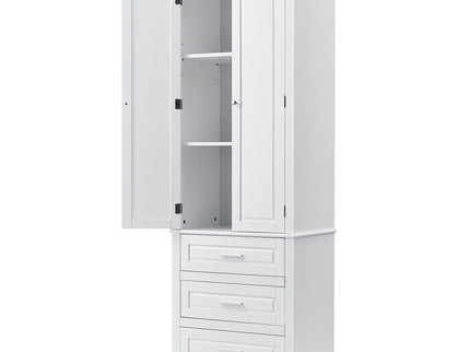 Storage Cabinet With 3 Drawers For Bathroom