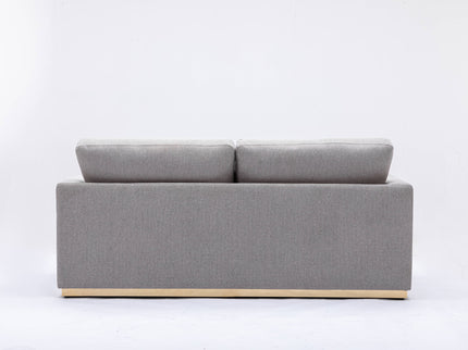 Valin - Linen Sofa For Living Room - Gray