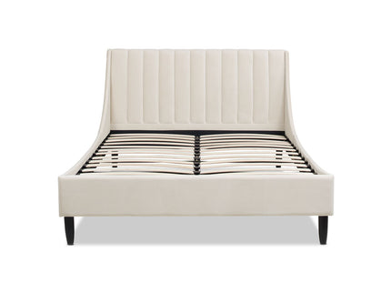 Aspen - Vertical Tufted Modern Headboard Platform Bed Set
