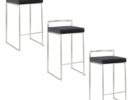 Fuji - Contemporary Elegant Stackable Counter Stool Set
