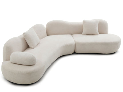 Modern Curved Modular 5 Seater Sofa
