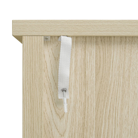 Rattan 2 Door Cabinet, Suitable For Bedroom - Natural