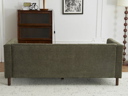 Upholstered Sofa Modern 3 Seater Sofa Couch With Tufted Design For Living Room