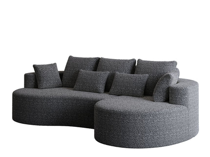 Curved Oversized Sectional Sofa With Extra Deep Seat