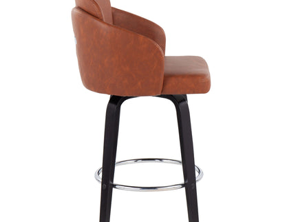 Dahlia - Contemporary Counter Stool Round Footrest (Set of 2)