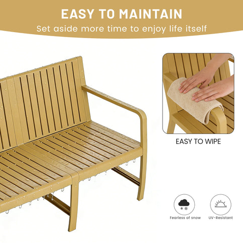 1 Piece Indoor / Outdoor 3 Seater Sofa, UV-Resistant, Waterproof And Durable