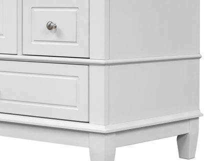 Freestanding Bathroom Vanity With Sink, Soft Close Door, 3 Drawers