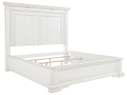 Bedroom Set With LED Lighting And Carved Moldings